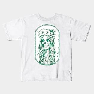 Beautiful dead girl design Kids T-Shirt